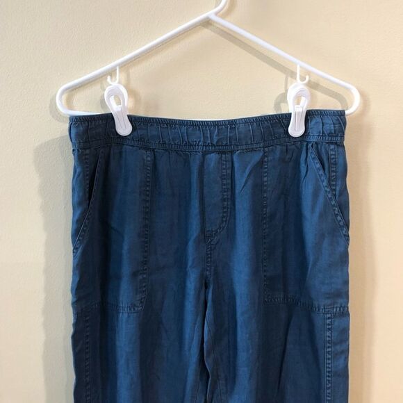 Prana Aberdeen Blue Chambray Jogger Pants - Picture 2 of 8